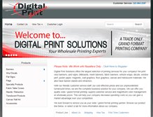 Tablet Screenshot of digital-print-solutions.com